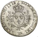 1 Ecu (Louis XV. Old laureated - W - Lille)