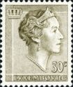 Grand Duchess Charlotte facing Right (30 c. gray olive)