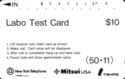 Labo Test Card 10$ (New York Telephone)