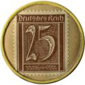 25 Pfennig (Zimmermann'sche Brauerei)