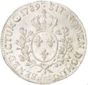 1 Ecu (Louis XVI - B - Rouen)