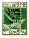 Overprint "Reggenza Italiana del Carnaro"