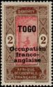 Stamp of Dahomey overprinted