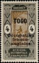 Stamp of Dahomey overprinted