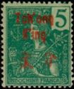 Type Grasset overprinted