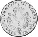 1 Ecu (Louis XVI - BB - Strasbourg)