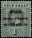 Stamp Gold Coast overprinted
