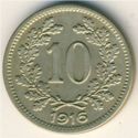 10 Heller (Austrian escutcheon)