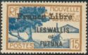 Mangrove Bay's Point overprint "France Libre"