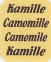 Kamille, glossy