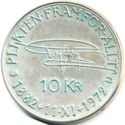 10 Kronor (90th birthday Gustaf VI Adolf)