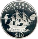 10 Dollars (English whaling ship captain John Fearn discover of Nauru)