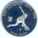1,000 Won (XXIV Sumer Olympic Games 1988 - Tennis)