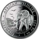 100 Shillings (Elephant at dawn)