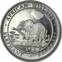 100 Shillings (Elephant & Baby at Dawn)