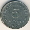 5 Centavos (Magnetic. Plain)