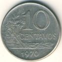 10 Centavos (Non-Magnetic) (thin planchet)