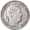 1 Franc (Louis Philippe I - Laureate - D - Lyon)