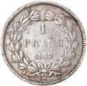 1 Franc (Louis Philippe I - Laureate - D - Lyon)
