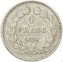 1 Franc (Louis Philippe I - Laureate - H - La Rochelle)