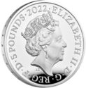 5 Pounds (The 40th Birthday of HRH The Duke of Cambridge - Silver)