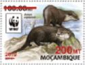 WWF Aonyx capensis - Shiny Red Overprint