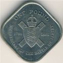 1 Pound (200th Anniversary of the Battle of Jersey)