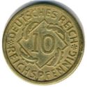 10 Reichspfennig (A, D, E, F, G, J)