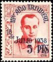 José Antonio Primo de Rivera (1903-1936), overprinted