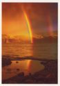 Rainbow above Teletskoe lake