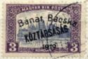 Overprint: 'Bánát Bácska 1919'