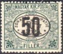 Postage due - overprinted