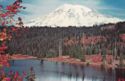 Mt Rainier And Mirror Lake Washington