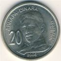 20 Dinara (Nikola Tesla)