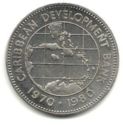 10 Dollars (10th anniv. Caribbean Development Bank)
