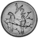 ½ Cents (4th President B. J. (John) Vorster - Engl. - Afrik.