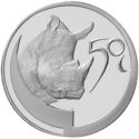 50 Cents (Wildlife - Survivor - White Rhinoceros' head)