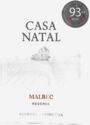 Imported Casa Natal Malbec Reserva
